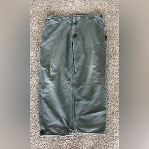 BEAUTIFUL Green Carhartt Pants In Amazing Condition With Beautiful Distressing